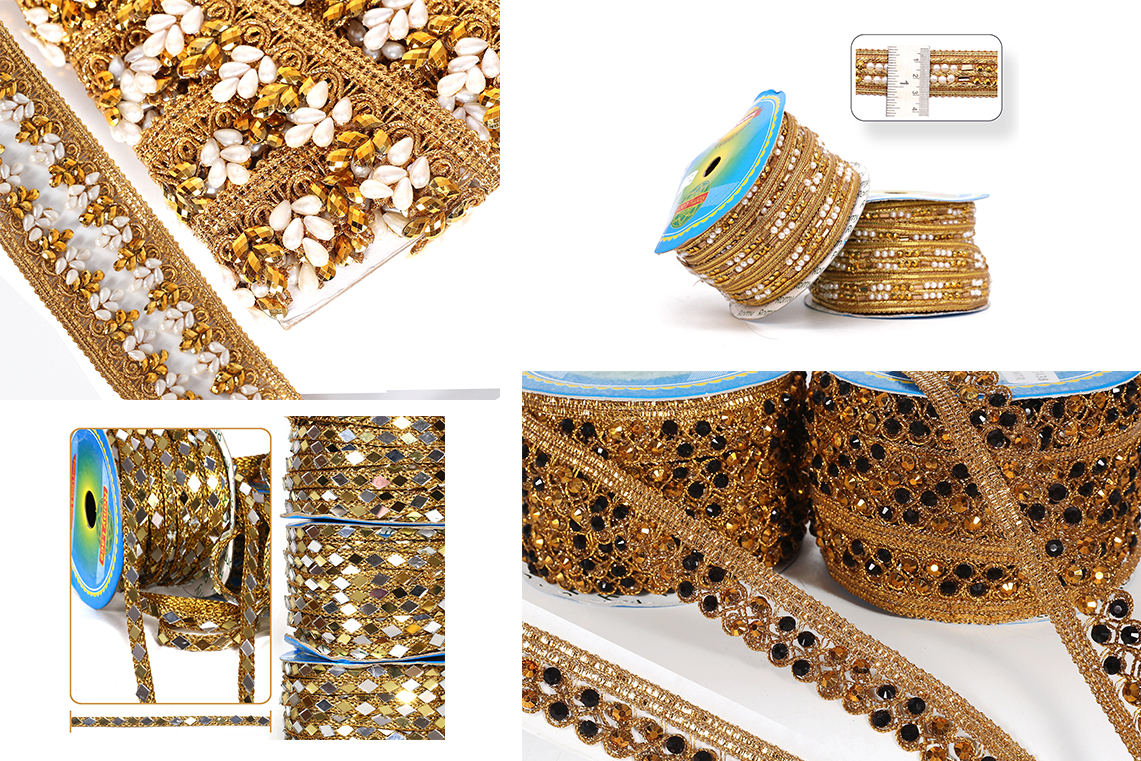 Stone Laces - Romy Lace - Best Lace Manufacturer in Surat, India